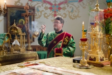Община Свято-Троицкого собора отметила престольный праздник правого предела. 14