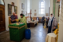Община Свято-Троицкого собора отметила престольный праздник правого предела. 8