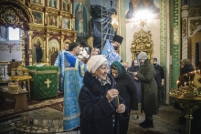 В день празднования Сретения Господня состоялась Божественная литургия в Свято-Троицком храме 2