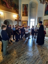 Школьники узнали историю Ужурского Петропавловского храма 6