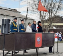 Священнослужители Шарыповского Благочиния приняли участие в празднованиях Дня Победы 5