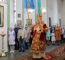 Владыка Пантелеимон вновь прибудет с архипастырским визитом в Свято-Троицкий Собор 1