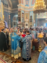 Шарыповский благочинный сослужил правящему архиерею на литургии в городе Ачинск 6
