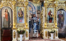 Шарыповский благочинный сослужил правящему архиерею на литургии в городе Ачинск 4