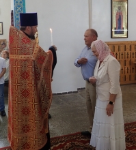 Супруги, прожившие в браке 55 лет, обвенчались в Свято-Троицком соборе