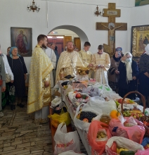 Великий двунадесятый праздник Преображение Господне праздновали сегодня во всех храмах Шарыповского благочиния. 2