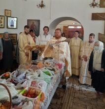 Великий двунадесятый праздник Преображение Господне праздновали сегодня во всех храмах Шарыповского благочиния. 4