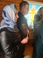 В Шарыповской пожарной части совершили молебен иконе Божией Матери «Неопалимая Купина» 2