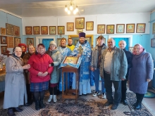 Божественная литургия в посёлке Горячегорск 6