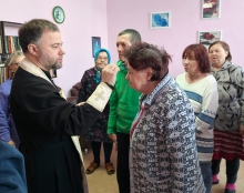 Жители социального учреждения в селе Родники помолились о здравии 2