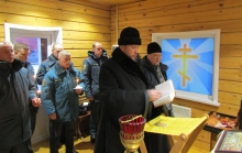 Священнослужители Шарыповского благочиния вновь совершили молебен в пожарной части 2