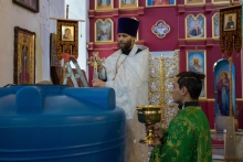 Коллективное Таинство Крещения и Великая агиасма в Свято-Троицком соборе г. Шарыпово 1