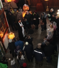 В праздник Богоявления в Свято-Троицком соборе Святое крещение приняли 15 человек