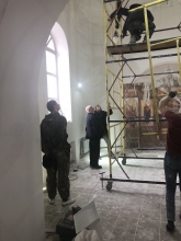В храме свт. Иннокентия Иркутского, расположенном в посёлке Дубинино, продолжается ремонт 3