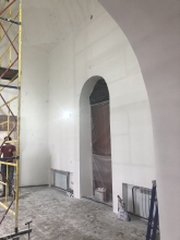 В храме свт. Иннокентия Иркутского, расположенном в посёлке Дубинино, продолжается ремонт 2