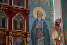 В Свято-Троицком соборе совершили богослужения в честь обретения честных мощей преподобного Сергия Радонежского