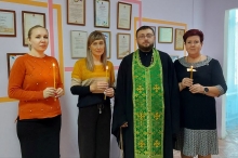 Священники Шарыповского благочиния взаимодействуют с социальными и образовательными учреждениями 2