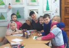 Дети прихожан Свято-Троицкого собора рисовали Александра Невского 2