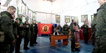 Священник Шарыповского благочиния помогает воинам-ракетчикам укрепить силу духа 3