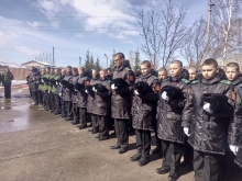 На открытии обновленного кадетского корпуса Шарыповского благочинного поблагодарили за многолетнее сотрудничество 3