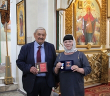 Четыре епархиальных медали вручены на Божественной Литургии в Шарыповском Свято-Троицком соборе 2