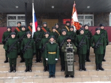 Священник Шарыповского благочиния напутствовал молодых ракетчиков, принявших присягу 5