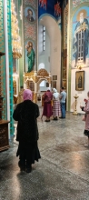 Воины и вся защитники Отечества нашего в заповедех Твоих утверди, крепость духа им низпосли, от смерти, ран и пленения сохрани!